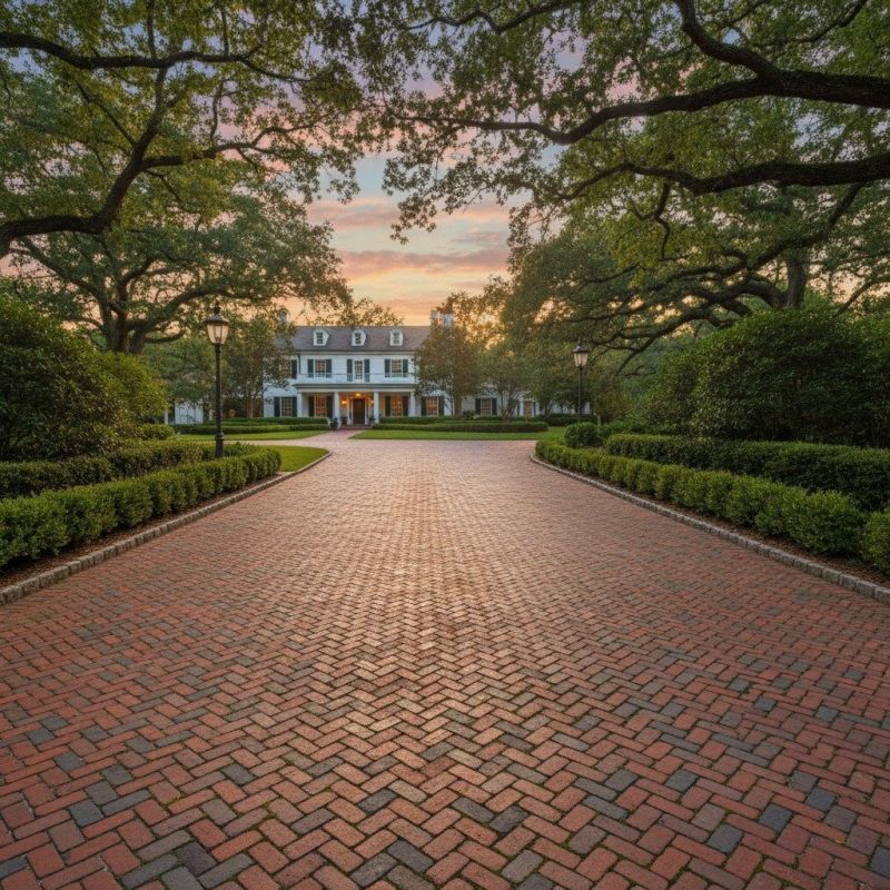 Brick Driveway Installation detail