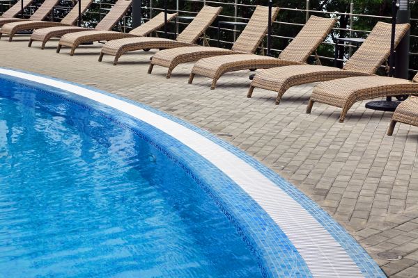 Poolside Hardscaping in Joplin